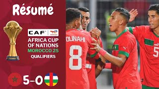 Résumé Maroc VS Centrafrique  Qualifications Can 2025 Journée 3 [upl. by Ordway622]