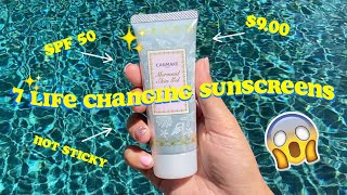 7 Life Changing Sunscreens ✧ [upl. by Vargas]