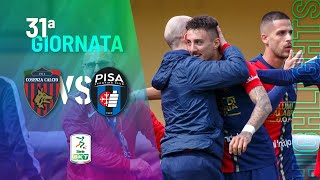 HIGHLIGHTS  Cosenza vs Pisa 10  SERIE BKT [upl. by Coady243]