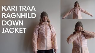 Kari Traa  Ragnhild Down Snow Jacket Review [upl. by Eesdnyl212]