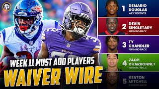 Week 11 Waiver Wire Pickups  MustHave Players to Add to Your Roster 2023 Fantasy Football [upl. by Buchbinder928]