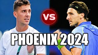 Thanasi Kokkinakis vs Arthur Rinderknech PHOENIX 2024 Highlights [upl. by Genaro242]