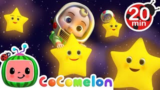 Twinkle Twinkle Little Star with Animals  CoComelon Loops  Nursery Rhymes amp Kids Songs [upl. by Aserat]