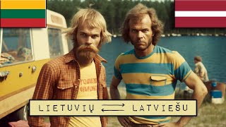 Latvian vs Lithuanian  Can they understand each other  Episode 1 [upl. by Sharleen593]