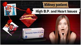 किडनी मरीजों के लिए Telmisartan High BP and Heart Problem  उच्छ रक्तचाप और हृदय समस्या  Nephlearn [upl. by Orfurd]