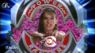 MIGHTY MORPHIN  POWER RANGERS  morphing sequence multilanguage [upl. by Einahets421]