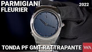 PARMIGIANI Tonda PF GMT Rattrapante A refined worldfirst [upl. by Acirea992]