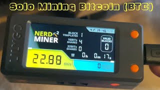 Solo Mining Bitcoin BTC with NERD MINER  Case Installation [upl. by Sisely]