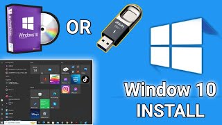 Window 10 karne Ka Tarika  Windows 10 Installation Step By Step 🤷‍♀️ [upl. by Sevart]