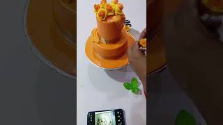 Double Story Fondant Cake [upl. by Knudson]