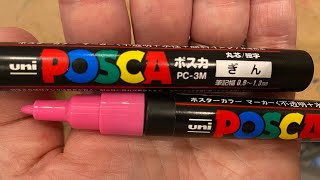 EASY Posca Paint Pens PRO TIP for MindBlowing MIXED MEDIA PORTRAITS [upl. by Ruttger745]