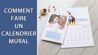 Calendrier mural personnalisé  📆 200 modèles créatifs [upl. by Sisenej]