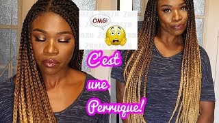 COMMENT FAIRE UNE PERRUQUE DE BRAIDS OU RASTA HOW TO BRAIDED WIG [upl. by Snahc803]