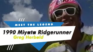 TPC Museum Series 12 Greg Herbolds 1990 Miyata Ridgerunner  The Pros Closet [upl. by Soluk]