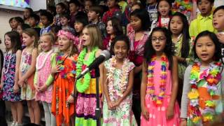 Mele Kalikimaka  Monterey Hills School Christmas Program 2014 [upl. by Nageem6]