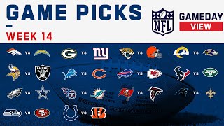 NFL Week 14 Game Picks [upl. by Ekul877]