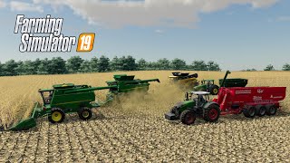 FS19 Карта Кошмак Уборка кукурузы МП с подписчиками [upl. by Suivatnod]