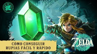 GUIA  Cómo CONSEGUIR RUPIAS muchas Facil y Rapido Legend of Zelda Tears of the Kingdom Español [upl. by Adimra]