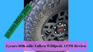 Falken Wildpeak AT3W 5 year  60000 mile review [upl. by Enattirb]