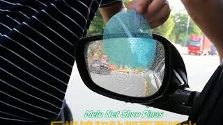 Car Mirror Anti Fog Membrane Antiglare Waterproof Rainproof Side Mirror [upl. by Boykins442]