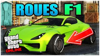 TUTO COMMENT AVOIR LES ROUES F1 sur TOUS VOS VEHICULES sur GTA 5 en 150  LELITE [upl. by Oria552]