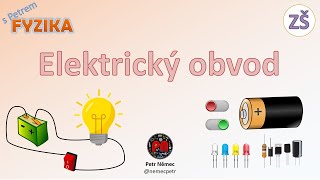 Elektrický obvod  fyzika 8 ZŠ [upl. by Arvo]