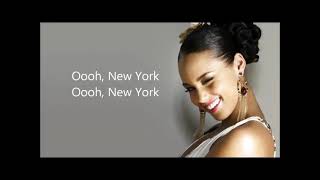 Alicia Keys  empire state of mind in New York lyrics [upl. by Nidroj]