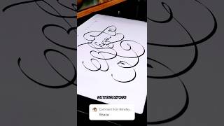 name lettering asmr oddlysatisfying trending art shorts handwriting tiktok bgmi art song [upl. by Nace]