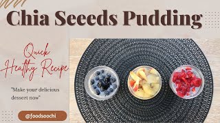 Chia Pudding  చియా పుడ్డింగ్  Healthy Breakfast [upl. by Llenrup]