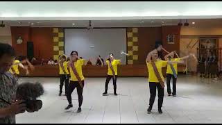 MAUMERE  Line Dance Demo Lingk Albertus Agung Bonaventura Jkt Okt 2018 [upl. by Nolana]