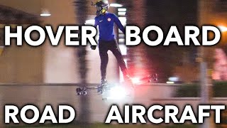 HOVERBOARD AIRCRAFT ON ROAD FULL VIDEO Real Flight Personal Drone Flying On Viral Video Certified [upl. by Nomi562]