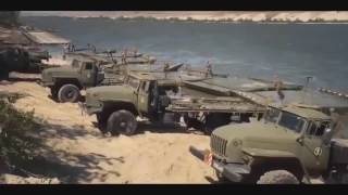 Russian Army Pontoon Bridge Construction [upl. by Eserahc]