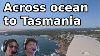 Flight from Flinders island to Launceston across the ocean Part 3 of Cessnock to Launceston trip [upl. by Aurie543]