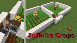 Easy Crop Farm  Minecraft 1204 [upl. by Nnylatsyrc]