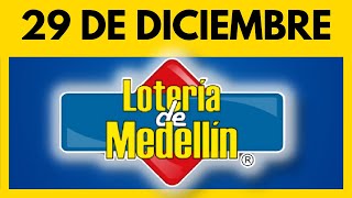 Resultado de la LOTERIA DE MEDELLIN del VIERNES 29 de diciembre de 2023 💫✅💰 [upl. by Barvick]