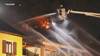 Großbrand im Ortszentrum von Lenzing [upl. by Platto744]