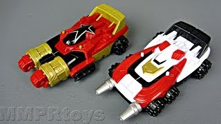 Super Megaforce Delta Runner amp ZEO Racer Zord Review Power Rangers [upl. by Odrude]