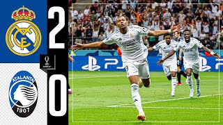 HIGHLIGHTS  Real Madrid 20 Atalanta  UEFA Super Cup 2024 [upl. by Arval]