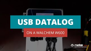 USB Datalog Export on a Walchem W600 [upl. by Adok775]