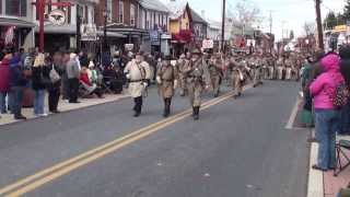 862  Confederates Marching On Remembrance Day at Gettysburg PA 20131123 [upl. by Enidlareg104]