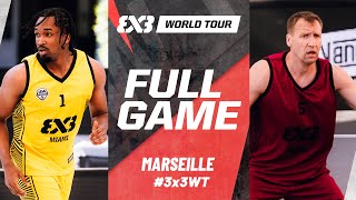 Miami 🇺🇸 vs Adazi 🇱🇻  Full Pool Game  FIBA 3x3 World Tour Marseille 2024 [upl. by Ibot]