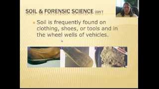 Soil Video Lecture  Forensics 643 [upl. by Atiner351]