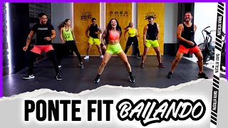 🔥BAILE FIT INTENSO en CASA 128 Quema calorías en casa Intense Zumba Dance Class  Natalia Vanq [upl. by Giorgio412]