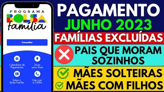 PAGAMENTOS DE JUNHO FAMÍLIAS EXCLUÍDAS NÃO IRÃO MAIS RECEBER O AUXÍLIO BRASIL  BOLSA FAMÍLIA 2023 [upl. by Nimzzaj]