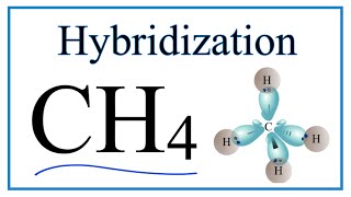 Hybridization of CH4 description of hybrid orbitals for Carbon [upl. by Dulci107]