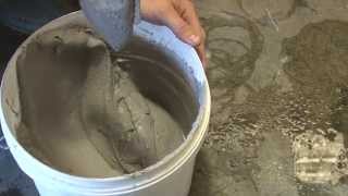 How to mix refractory mortar by hand  ABC Ovens [upl. by Kenley]