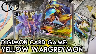 Wargreymon Yellow Deck Profile Digimon Card Game [upl. by Ynoffit294]