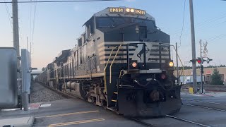 NS 423 passes McCord Park at MP 10 with awesome K5LA [upl. by Stucker]