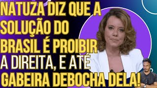 Blogueira da Globo diz que a solução do Brasil é proibir a direita e até os colegas debocham dela [upl. by Gehlbach]