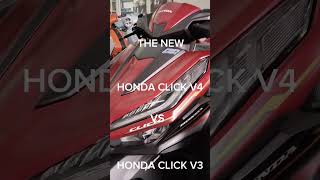 HONDA CLICK V4 VS V3 alin Ang gusto moclick125 hondaclick motorcycle [upl. by Sokul]